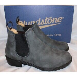 Blundstone 1971 Women's Low Heel Chelsea Boot Women's Rustic Black NIB